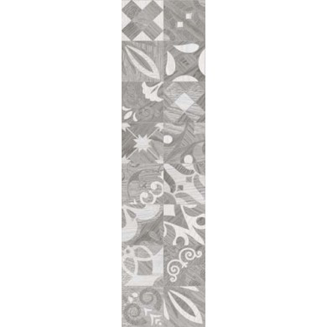 Porcelain tiles Alpino decor gray 15.5x60.5 – KAI 11.5.49.0003